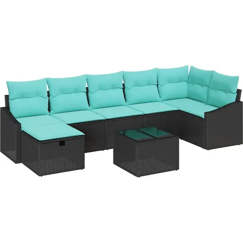 vidaXL Ensemble de Canapés 8 pc polyrotin – 395184 – image 2