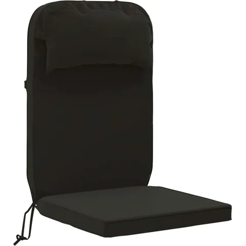 vidaXL Coussin de chaise Adirondack 100 % polyester Noir – 450108 – image 2
