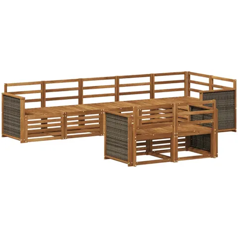 vidaXL Ensemble de canapés d'extérieur 7 pc – 692344 – image 3