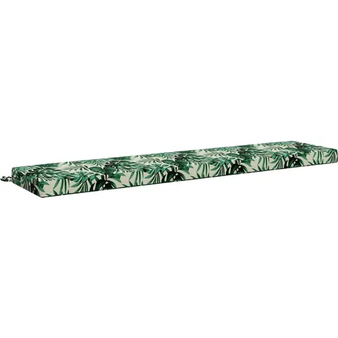 vidaXL Coussin de banc SOEST 100 % polyester Motif feuilles – 469551 – image 2
