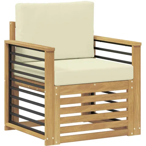 vidaXL Ensemble de canapés d'extérieur Polyester Blanc – 651352 – image 2