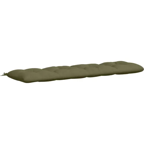 vidaXL Coussin de banc VIANEN 100 % polyester Vert olive – 501213 – image 2