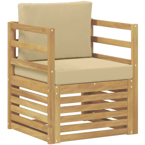 vidaXL Ensemble de canapés d'extérieur Polyester Blanc – 651086 – image 2