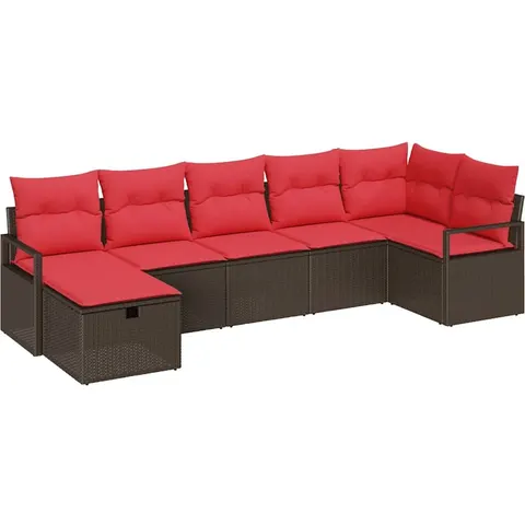 vidaXL Ensemble de Canapés 4 pc polyrotin – 406545 – image 3