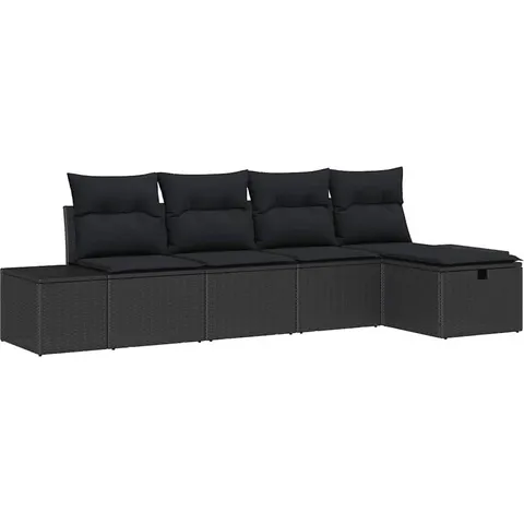 vidaXL Ensemble de Canapés 6 pc polyrotin – 408136 – image 2