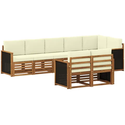 vidaXL Ensemble de canapés d'extérieur 7 pc – 692306 – image 3