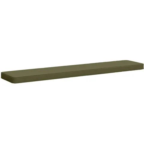 vidaXL Coussin de banc 1 pièce VUGHT 100 % polyester Vert olive – 475477 – image 2