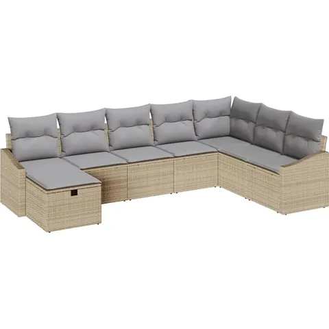vidaXL Ensemble de Canapés 9 pc polyrotin – 407801 – image 3