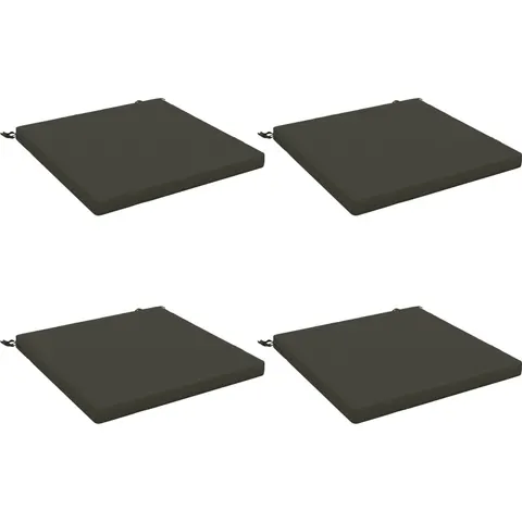 vidaXL Coussins de siège SOEST 4 pc 100 % polyester Anthracite – 418535 – image 3