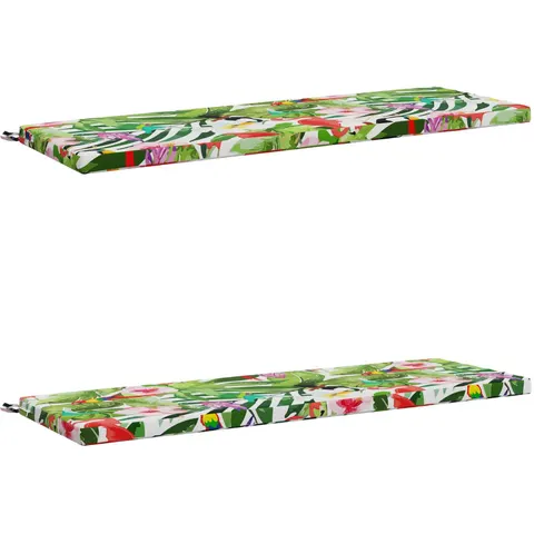 vidaXL Coussins de Banc SOEST 2 pc 100 % polyester Multicolore – 463085 – image 2