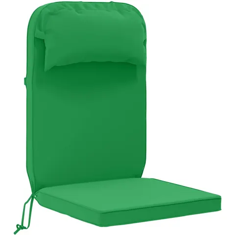 vidaXL Coussin de chaise Adirondack 100 % polyester Vert – image 2