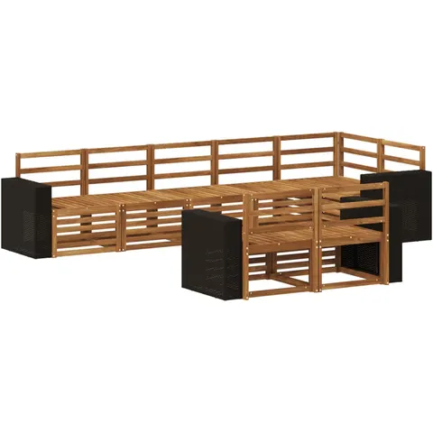 vidaXL Ensemble de canapés d'extérieur 8 pc Polyester – 692498 – image 3