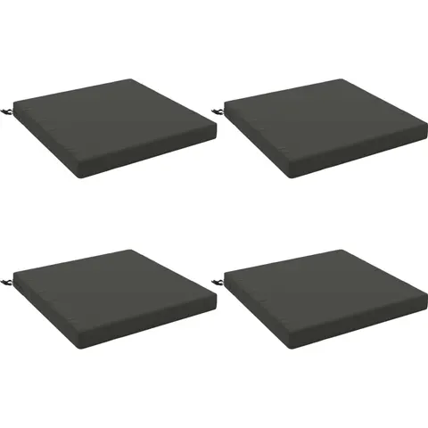 vidaXL Coussins de siège SOEST 4 pc 100 % polyester Anthracite – 417439 – image 2