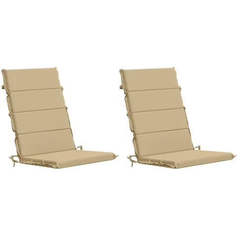vidaXL Coussin de chaise à dossier haut GEMERT 2 pc 100 % polyester – 429173 – image 3