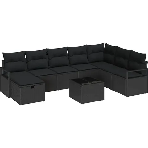 vidaXL Ensemble de Canapés 6 pc polyrotin – 406934 – image 3