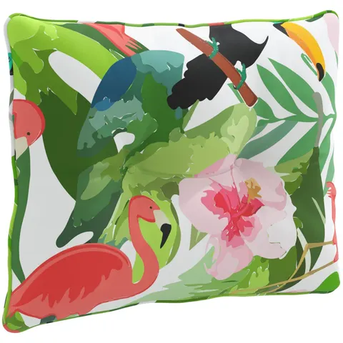 vidaXL Coussin de dos PUTTEN 100 % polyester Multicolore – 439400 – image 2