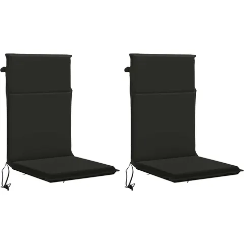 vidaXL Coussin de chaise à dossier haut GEMERT 2 pc 100 % polyester – 425755 – image 3