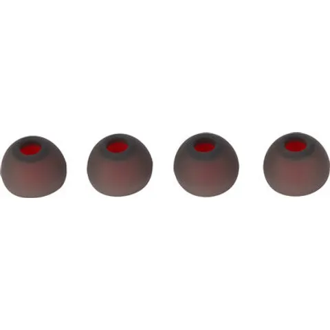 XVive Soft Silicone Ear Tips S BLK 4 halbtransparent Schwarz – Bild 2
