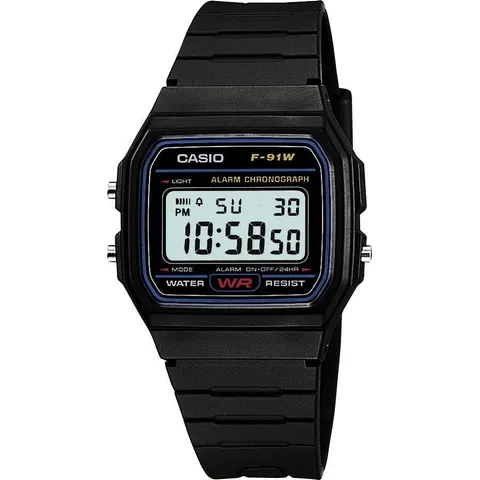 Casio Digital Display Black Resin Strap Watch – image 2