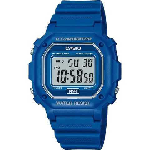 Casio Blue Resin Strap Watch – image 2