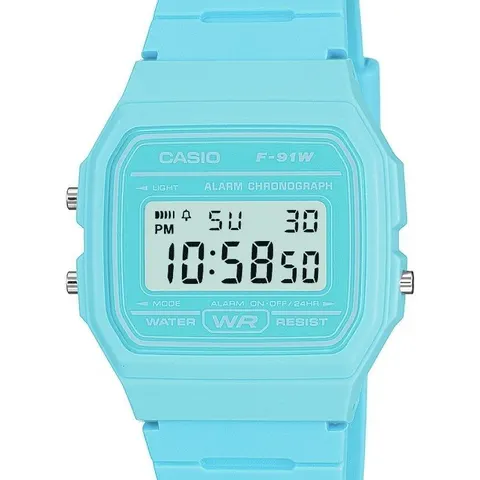Casio Orange Resin Strap Watch – Blue – image 2