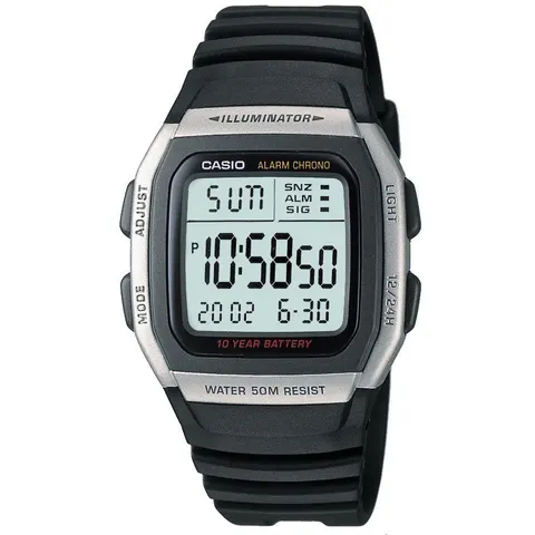 Casio Power LCD Digital Black Resin Strap Watch – image 2