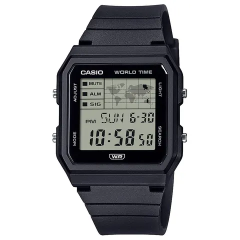 Casio Grey Dial Digital Display Black Strap Watch – image 2