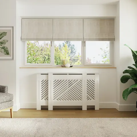 GFW Kobe Adjustable Radiator Cover - White – image 3