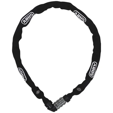 Kettenschloss ABUS (60cm - Schwarz) – Bild 2