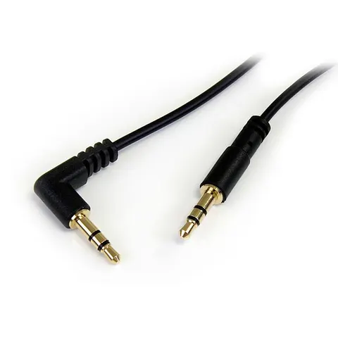 STARTECH.COM ST MU1MMSRA - Audio cable, 3.5-mm jack, stereo, 30 cm, angled – image 2
