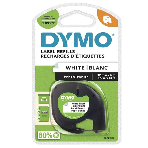 Dymo LetraTag Paper Tape - White – image 2