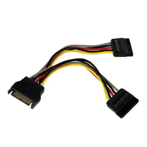 StarTech.com 6in SATA Power Y Splitter Cable Adapter - M/F – image 2
