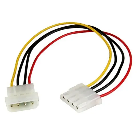 STARTECH.COM ST LP4POWEXT12 - LP4 extension, 30 cm, black/red/yellow – image 2