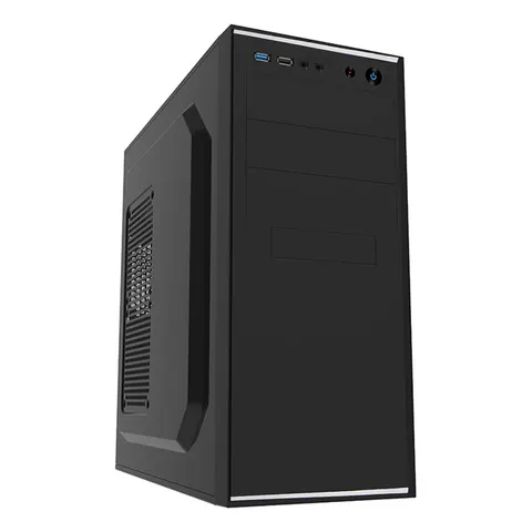 CiT JETSTREAM-SILVER computer case Midi Tower Black Silver 500 W – image 2