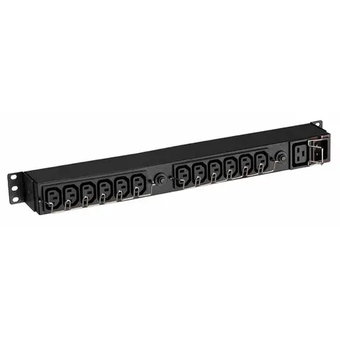 Eaton EFLX12I power distribution unit (PDU) 13 AC outlet(s) 1U Black – image 2