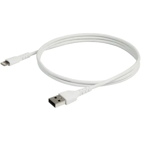 STARTECH.COM ST RUSBLTMM1M - Data and charging cable, USB-A > lightning, 1 m, white – image 2