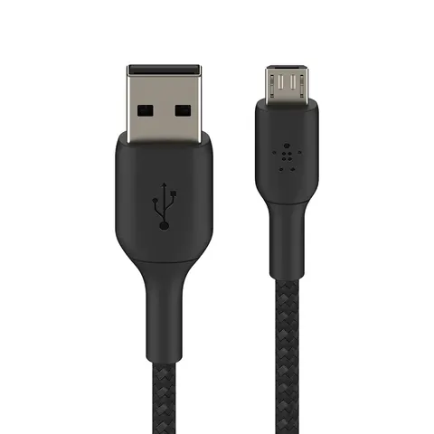 Belkin Braided USB-A to Micro USB 1m Cable - Black – image 2