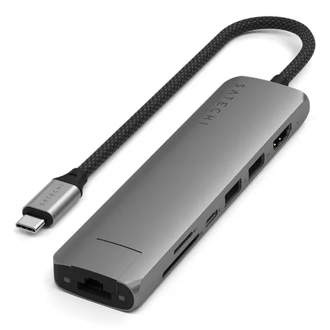 Satechi ST-P7SM interface hub USB Type-C 10000 Mbit/s Grey – image 2