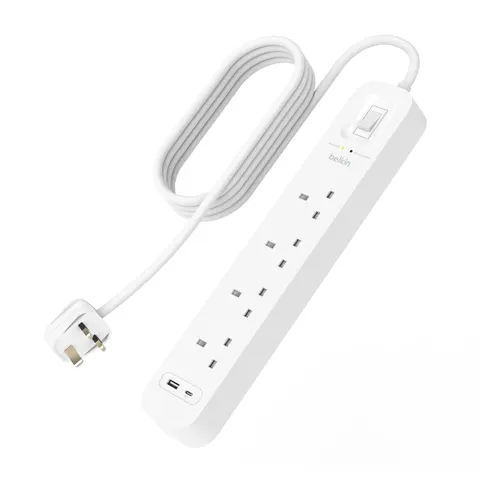 Belkin Connect White 4 AC outlet(s) 2 m – image 2