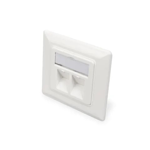 DIGITUS DN938011 - Empty box with front panel for 2x Keystone modules – image 2