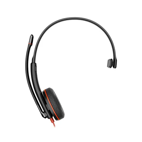 HP Poly Blackwire 3210 Monaural USB-C Headset +USB-C/A Adapter – image 2