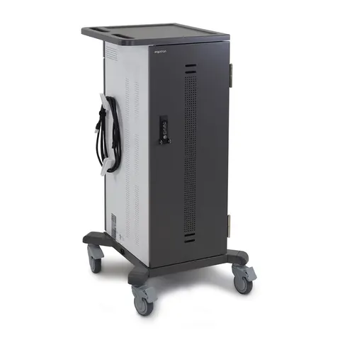 Ergotron YES35 Freestanding Black Silver – image 2