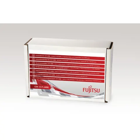Fujitsu 3575-600K. Type: Consumable kit Device compatibility: Scanner Brand compatibility: Fujitsu Compatibility: fi-6800 fi-6400 Product colour: Multicolour – image 2