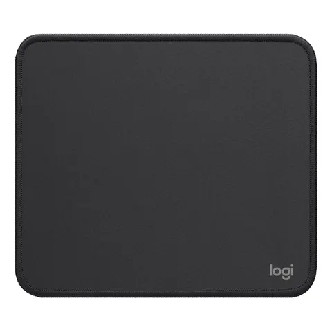 Logitech Mouse Pad. Width: 230 mm Depth: 200 mm. Product colour: Graphite Surface coloration: Monochromatic Material: Nylon Polyester Rubber Stitched edges Non – image 2