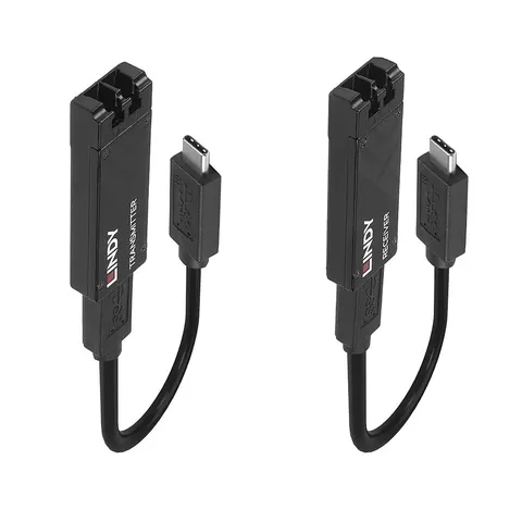Lindy 100m Fibre Optic USB 3.2 Type C Extender – image 2