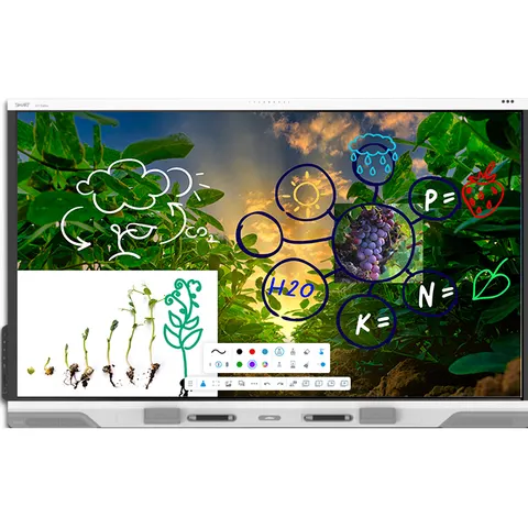 SMART Technologies RX265-5A interactive whiteboard 165.1 cm (65") 3840 x 2160 pixels Touchscreen White USB / Bluetooth – image 2