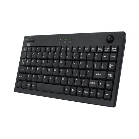 Adesso AKB-310UB. Connectivity technology: Wired Device interface: USB Keyboard layout: QWERTY Keyboard number of keys: 87. Cable length: 1.8 m. Product colour – image 2