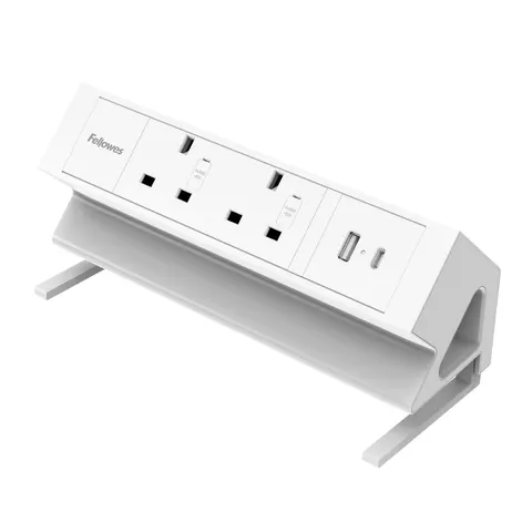 Fellowes Power Desk 2 Socket with 2 Power Sockets 1 USB-A & USB-C – image 2