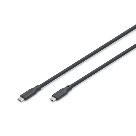 Digitus USB silicone cable. USB4 version 2.0. USB 80Gbps. 1m. black – image 2