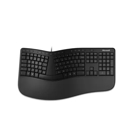 Microsoft Ergonomic keyboard Universal USB AZERTY Belgian Black – image 2
